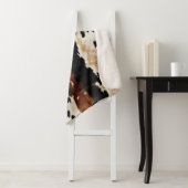 Couverture Sherpa Animal de la vache Brown de l'Ouest (En situation)