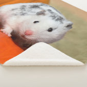 Couverture Sherpa Animal familier noir blanc de SpotsFunny de (3/4)