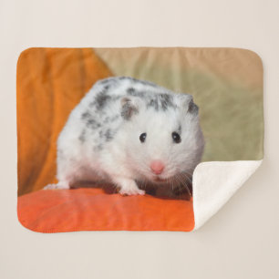 Couverture Sherpa Animal familier noir blanc de SpotsFunny de