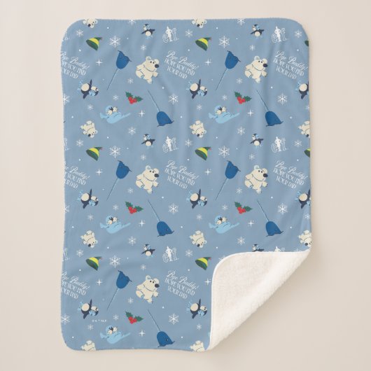 Couverture Sherpa Animal Friends "Bye Buddy" Motif d'hiver (Devant)