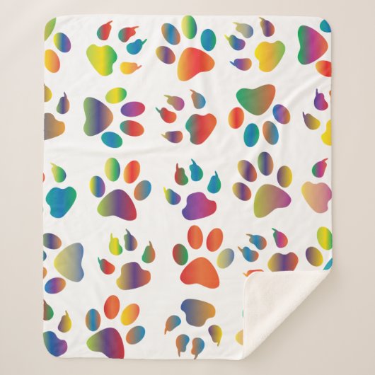Couverture Sherpa Animal prismatique prismatique (Devant)