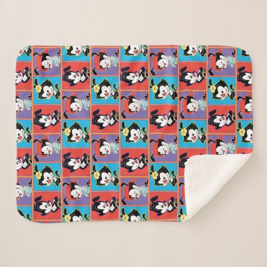 Couverture Sherpa Animaniacs | Graphique de panneau Yakko, Dot et Wa (Devant (Horizontal))