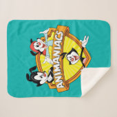Couverture Sherpa Animaniacs | Warner Brothers & Sister WB Shield (Devant (Horizontal))