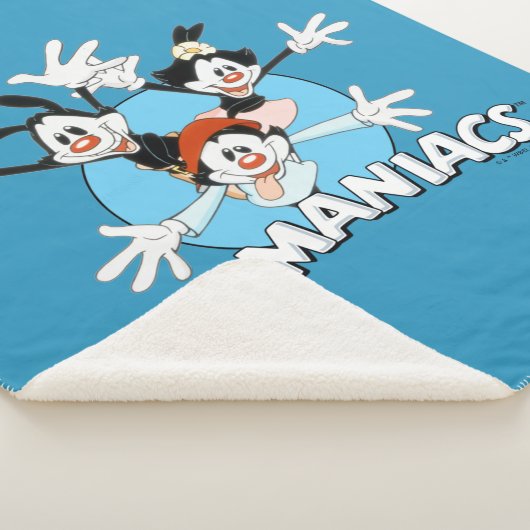 Couverture Sherpa Animaniacs | Warner Siblings Armoiries grand graph (3/4)