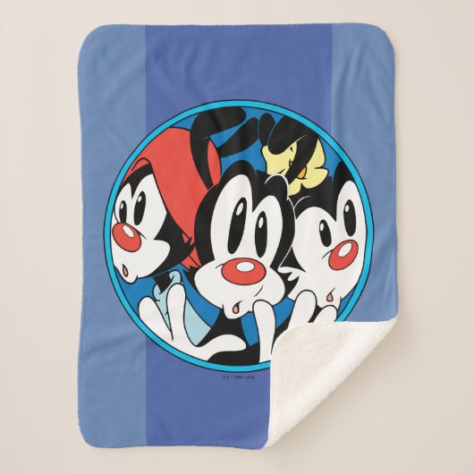 Couverture Sherpa Animaniacs | Warner Siblings Circle Graphic (Devant)