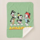 Couverture Sherpa Animaniacs | Yakko, Dot et Wakko debout (Devant)