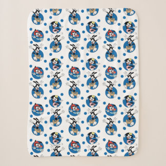 Couverture Sherpa Animaniacs | Yakko, Wakko, & Motif du cercle de po