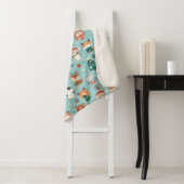 Couverture Sherpa Animaux adorables Blanche Sherpa (En situation)