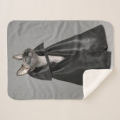 Couverture Sherpa Animaux de bébés cutest | Chat sans poil Sphynx (Devant (Horizontal))