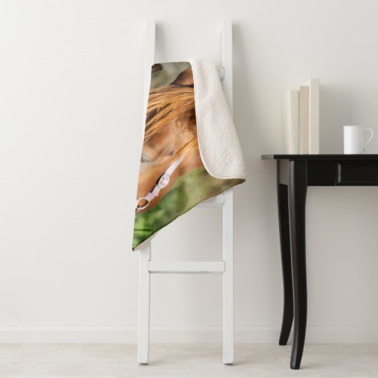 Couverture Sherpa Animaux de bébés cutest | Colt à cheval (En situation)