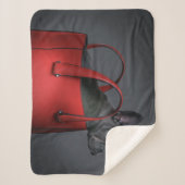 Couverture Sherpa Animaux de bébés cutest | French Bulldog Red Hand (Devant)