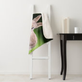 Couverture Sherpa Animaux de bébés cutest | Lapins de lapin sauvage (En situation)