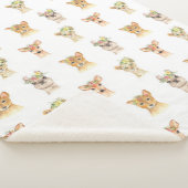 COUVERTURE SHERPA ANIMAUX DE FÊTE (3/4)