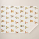 COUVERTURE SHERPA ANIMAUX DE FÊTE (Devant (Horizontal))