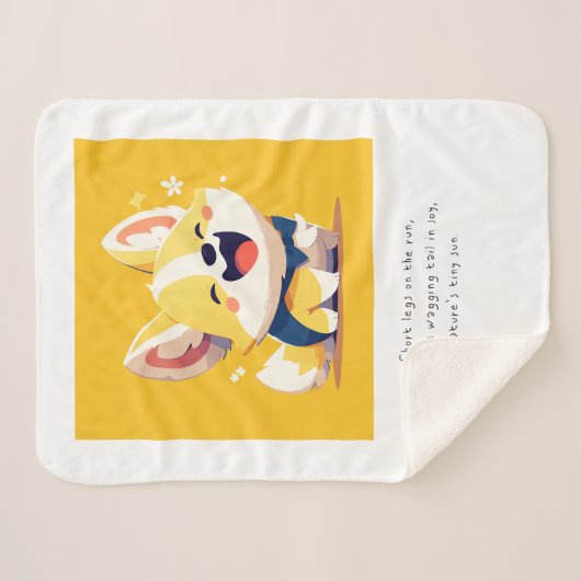 Couverture Sherpa Animaux familiers Fleece Blanches & Jets (Devant (Horizontal))