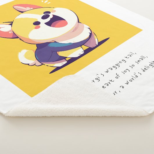 Couverture Sherpa Animaux familiers Fleece Blanches & Jets (3/4)