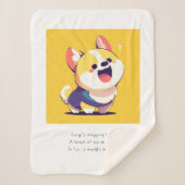 Couverture Sherpa Animaux familiers Fleece Blanches & Jets (Devant)