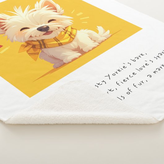 Couverture Sherpa Animaux familiers Fleece Blanches & Jets (3/4)