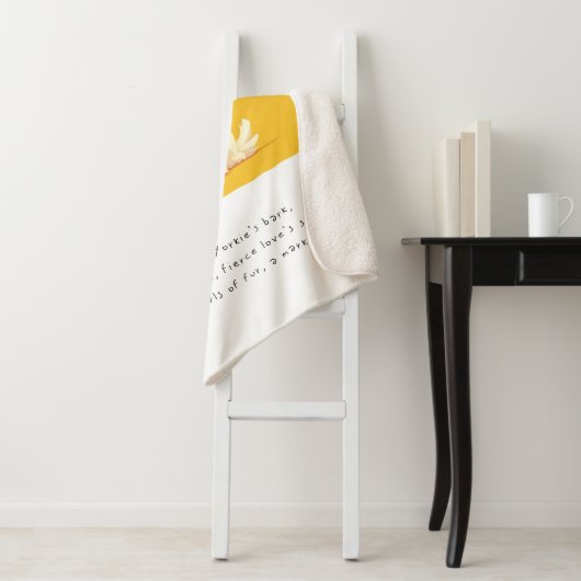 Couverture Sherpa Animaux familiers Fleece Blanches & Jets (En situation)