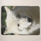 Couverture Sherpa Animaux polaires - Loup (Devant (Horizontal))