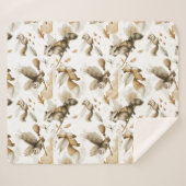 Couverture Sherpa Animaux volants lunaires (Devant (Horizontal))