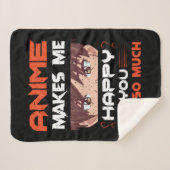 Couverture Sherpa Anime Me Rend Heureux Que Tu Ne Sois Pas Tant (Devant (Horizontal))