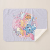 Couverture Sherpa Anime Tom et Jerry Candy Party (Devant (Horizontal))