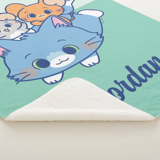 Couverture Sherpa Anime Tom, Jerry et Tuffy (3/4)