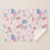 Couverture Sherpa Anime Tom, Jerry et Tuffy Candyland Motif (Devant (Horizontal))