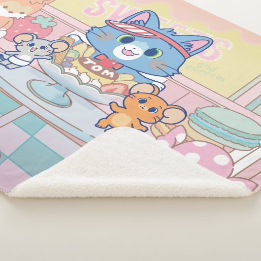 Couverture Sherpa Anime Tom, Jerry et Tuffy Dessert Parlor (3/4)
