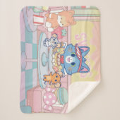 Couverture Sherpa Anime Tom, Jerry et Tuffy Dessert Parlor (Devant)