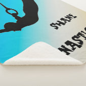 Couverture Sherpa Anneaux de Gymnastique Masculine Dégradé (3/4)