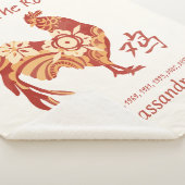 Couverture Sherpa Année Zodiaque Chinoise Du Signe Animal Du Coq (3/4)