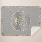 Couverture Sherpa Anniversaire du 16e Mariage de la cire (Devant (Horizontal))