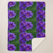 Couverture Sherpa Anniversaire Fleurs d'anniversaire Destiny Destiny (Devant)