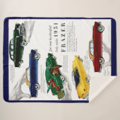 Couverture Sherpa Annonce automobile Frazer 1951 (Devant (Horizontal))