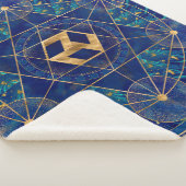 Couverture Sherpa Antahkarana dans l'ornement de géométrie sacrée (3/4)