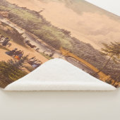 Couverture Sherpa Antique Central Park #1, Distressed BG #3 (3/4)