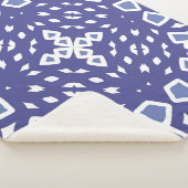 Couverture Sherpa Antique portuguese azulejo ceramic. Original desig (3/4)