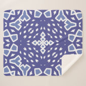 Couverture Sherpa Antique portuguese azulejo ceramic. Original desig (Devant (Horizontal))