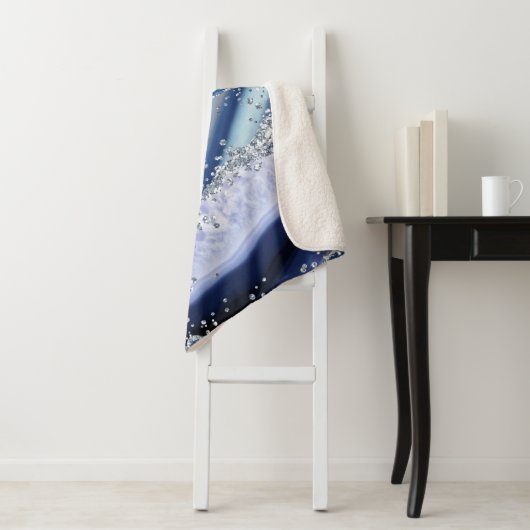 Couverture Sherpa *~* AP8 Agate bleu Holo PARTIES SCINTILLANT Océan  (En situation)