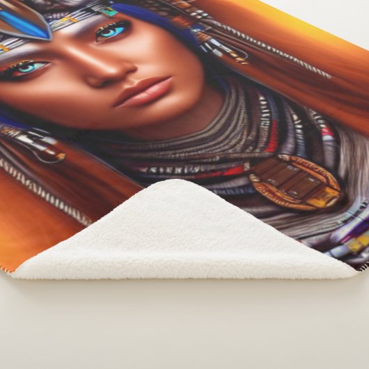 Couverture Sherpa Apache amérindienne (3/4)