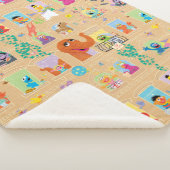 Couverture Sherpa Appartement Sesame Street Motif Windows (3/4)