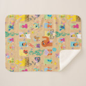 Couverture Sherpa Appartement Sesame Street Motif Windows (Devant (Horizontal))