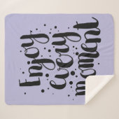 Couverture Sherpa Appréciez chaque moment (Devant (Horizontal))