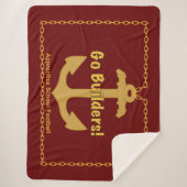 Couverture Sherpa Apprentice School “Go Builders” Sherpa Blanket (Devant)
