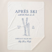 Couverture Sherpa Après Ski avec la mariée à être Bach Week-end (Devant)