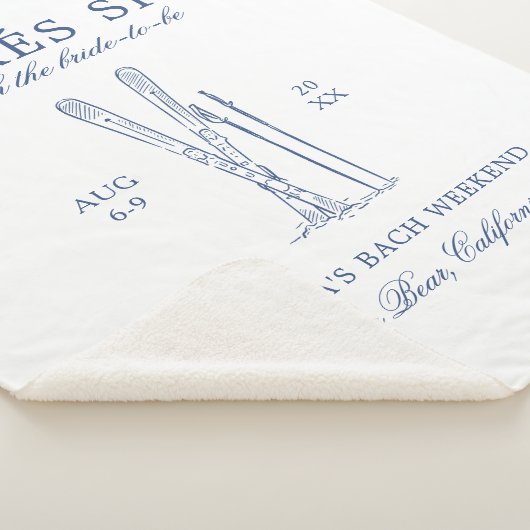 Couverture Sherpa Après Ski avec la mariée à être Bach Week-end (3/4)