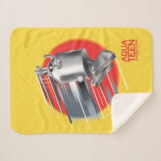 Couverture Sherpa Aqua Ado Hunger Force Rabbot (Devant (Horizontal))