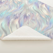 Couverture Sherpa Aqua Blue Purple Pearl Blanc Noël (3/4)